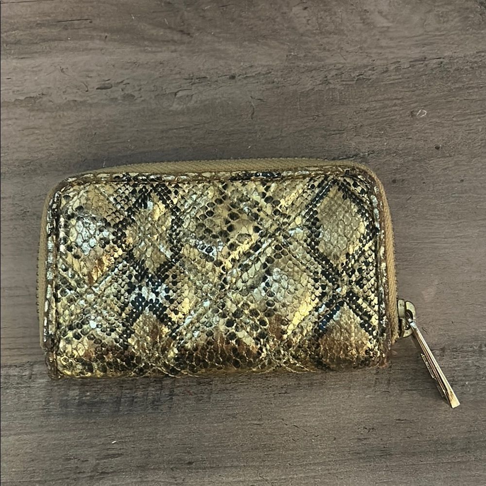 Marc Jacobs Gold Python Mini Wallet - image 1